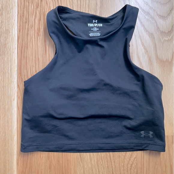 Girls Under Armour Motion Crop Tank NEW! - Picture 3 of 7